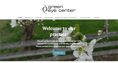 Desktop Screenshot of greeneyecenter.com